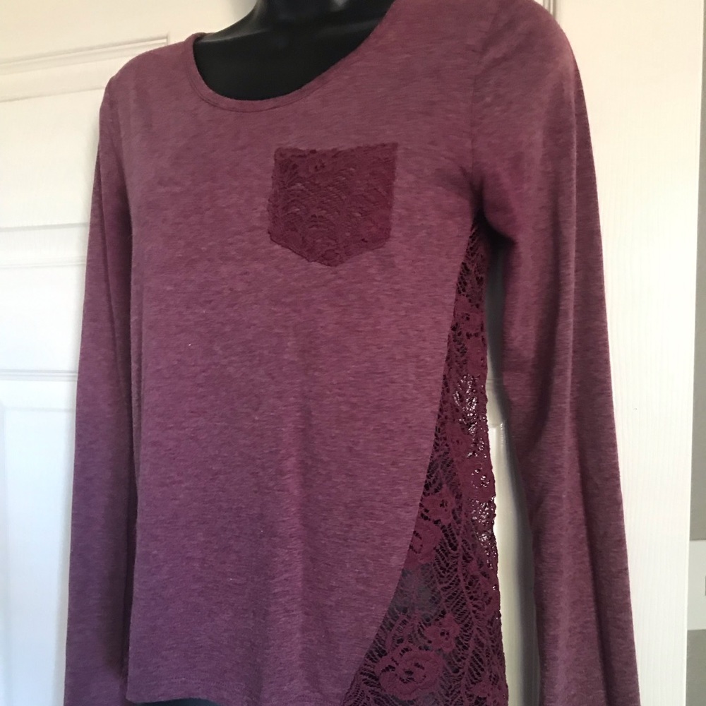 Burgundy long sleeve